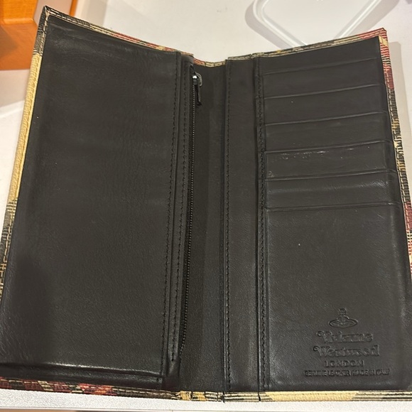 Vivienne Westwood Tartan Long Wallet in Box - Picture 4 of 11